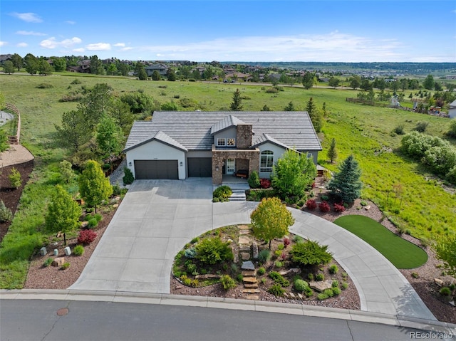 5608 Raintree Dr, Parker, CO 80134 - view of front facade featuring a garage, concrete driveway, and stucco siding