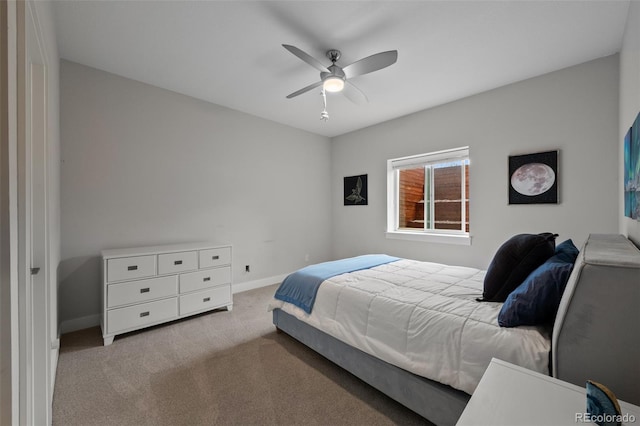 5608 Raintree Dr, Parker, CO 80134 - carpeted bedroom with baseboards and a ceiling fan