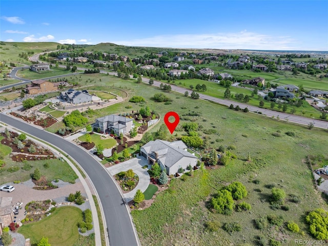 5608 Raintree Dr, Parker, CO 80134 - aerial overview of property's location with nearby suburban area