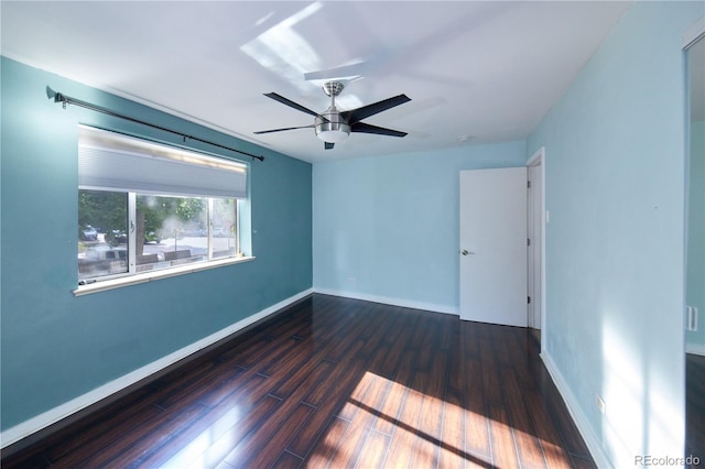 500 E 11th Ave Unit 201, Denver, CO 80203 - spare room with wood finished floors and ceiling fan