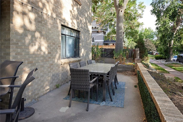500 E 11th Ave Unit 201, Denver, CO 80203 - view of patio with outdoor dining area