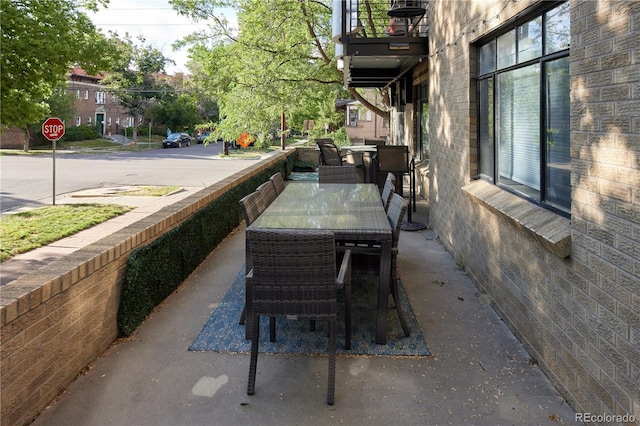 500 E 11th Ave Unit 201, Denver, CO 80203 - view of patio / terrace with outdoor dining space