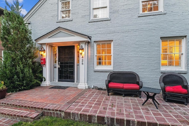 428 N Humboldt St, Denver, CO 80218 - entrance to property with brick siding and a patio