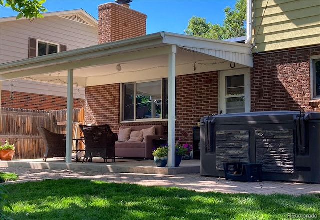 exterior space featuring a patio