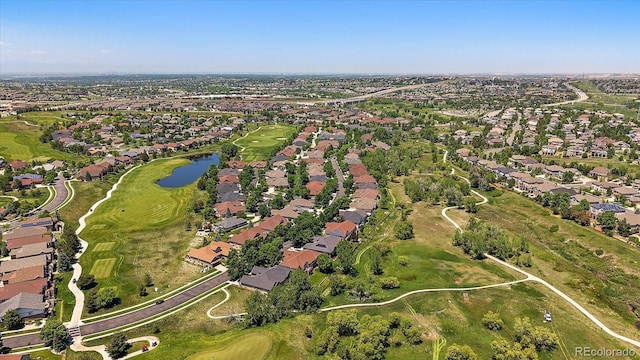 7912 S Buchanan Way, Aurora, CO 80016 - view of property location featuring nearby suburban area, a local golf course, and a nearby body of water