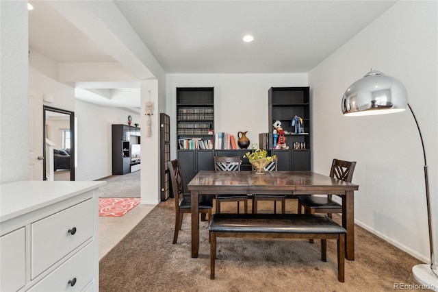 19047 Randolph Pl, Denver, CO 80249 - dining area with light carpet and recessed lighting