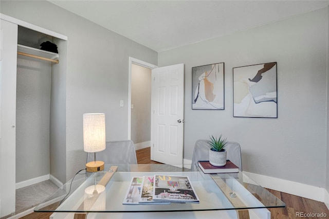 9400 Ridge Rd, Arvada, CO 80002 - office with wood finished floors and baseboards