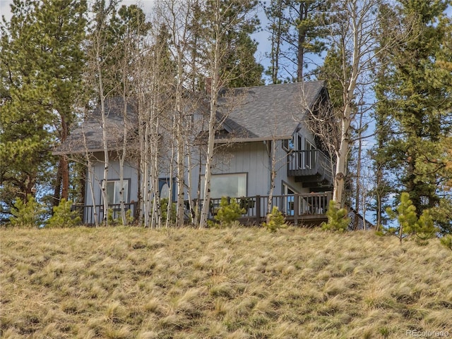 view of rear view of house