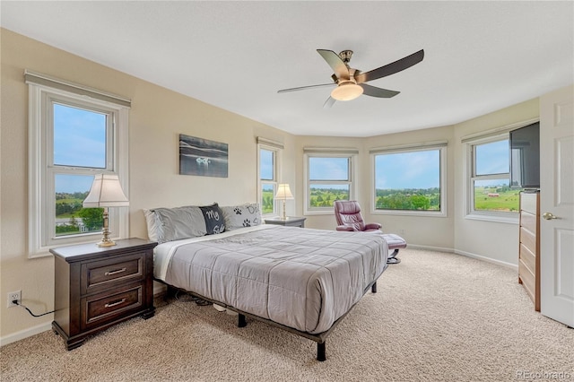 43793 Buckskin Rd, Parker, CO 80138 - bedroom featuring light colored carpet and ceiling fan