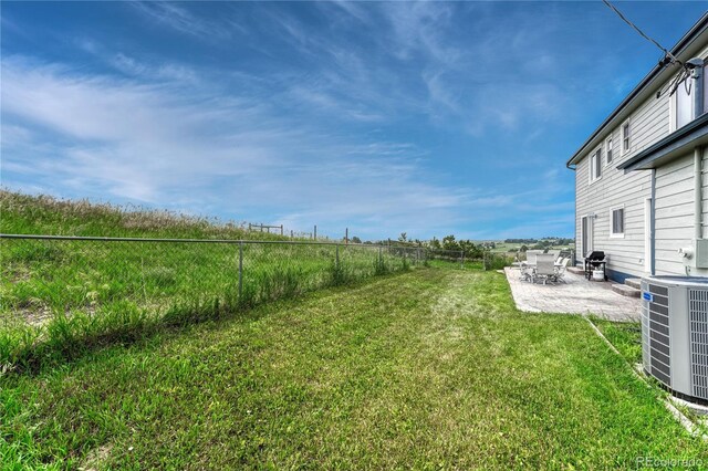 43793 Buckskin Rd, Parker, CO 80138 - fenced backyard featuring a patio