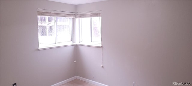 view of empty room