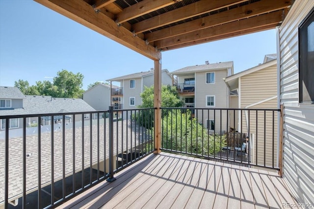 6007 Yarrow St Unit D, Arvada, CO 80004 - deck featuring a residential view