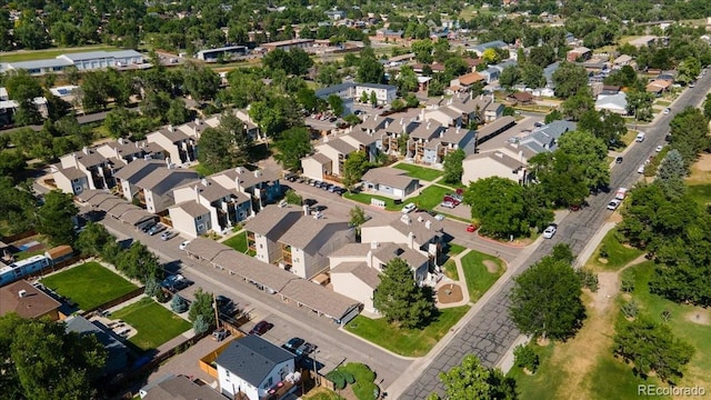 6007 Yarrow St Unit D, Arvada, CO 80004 - aerial view of property's location with nearby suburban area