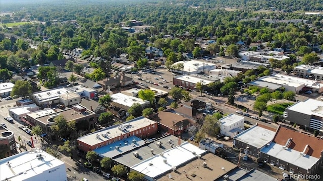 6007 Yarrow St Unit D, Arvada, CO 80004 - aerial view of property's location featuring a forest