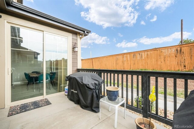 11524 Dewey St, Parker, CO 80138 - balcony featuring grilling area