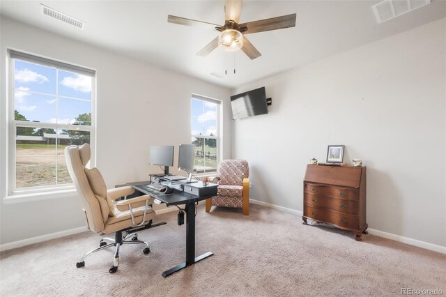 11524 Dewey St, Parker, CO 80138 - office with baseboards and visible vents