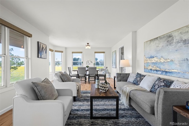 46531 Sundance Trl, Parker, CO 80138 - living area with wood finished floors and baseboards