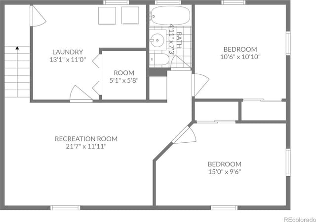 6046 Vrain St, Arvada, CO 80003 - room layout