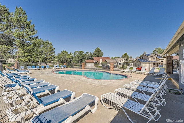 10440 W 83rd Ave, Arvada, CO 80005 - pool featuring a patio area and fence
