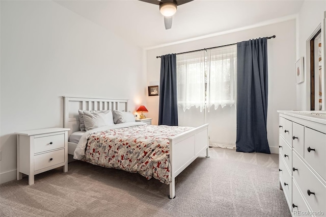 6102 S Aberdeen St, Littleton, CO 80120 - bedroom featuring light colored carpet, a ceiling fan, and baseboards