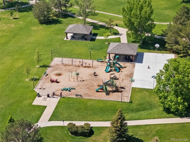 20922 E Crestline Cir, Centennial, CO 80015 - drone / aerial view of a community park