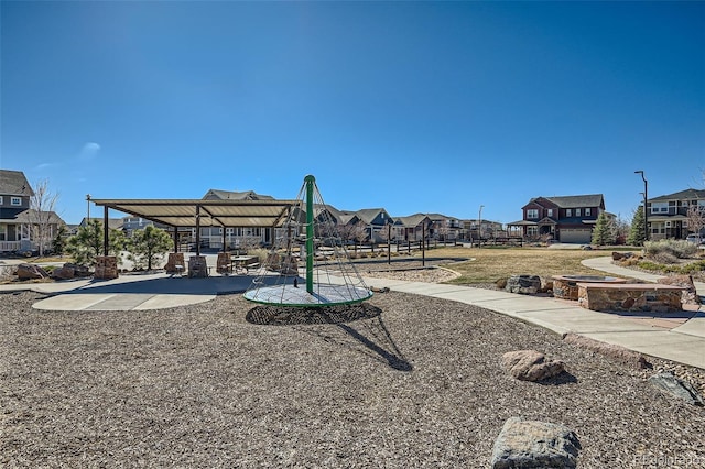1715 Pioneer Cir, Lafayette, CO 80026 - view of home's community with a residential view, a gazebo, and a playground