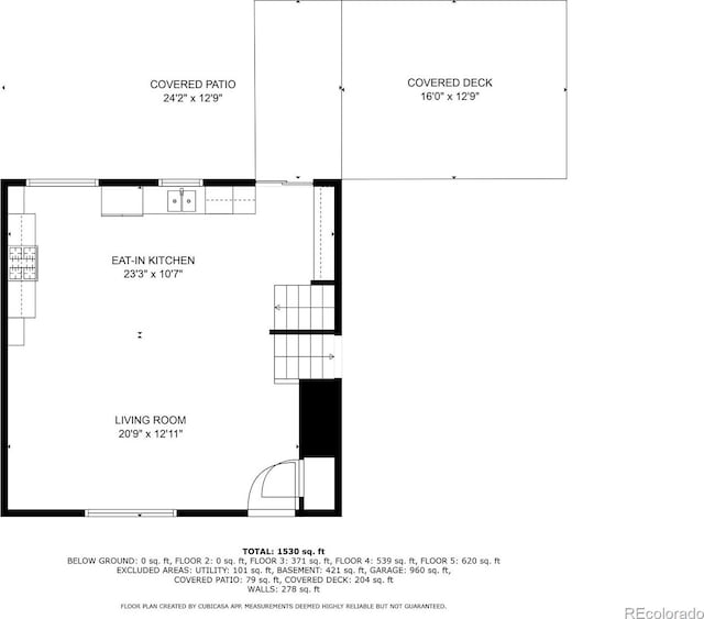 9563 W Caley Ave, Littleton, CO 80123 - view of property floor plan