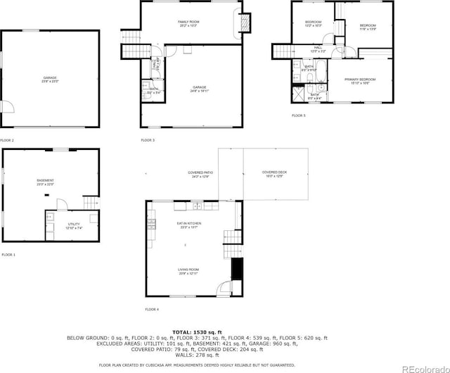 9563 W Caley Ave, Littleton, CO 80123 - view of home floor plan