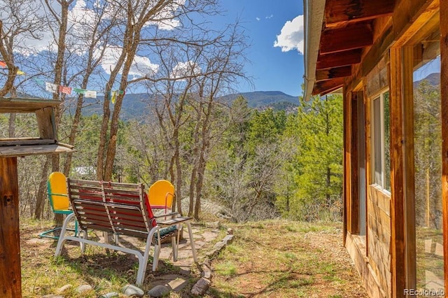 8929 Apache Dr, Beulah, CO 81023 - view of yard with a mountain view