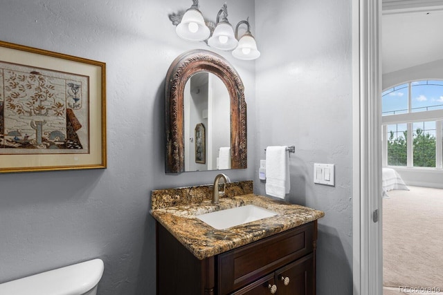 5171 Shade Tree Ln, Parker, CO 80134 - half bath with vanity and toilet