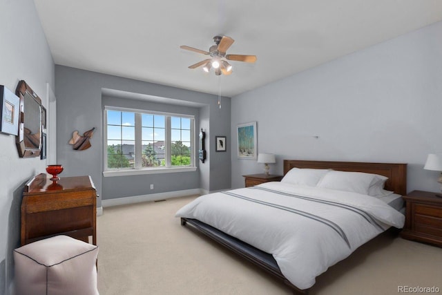 5171 Shade Tree Ln, Parker, CO 80134 - carpeted bedroom featuring baseboards and ceiling fan