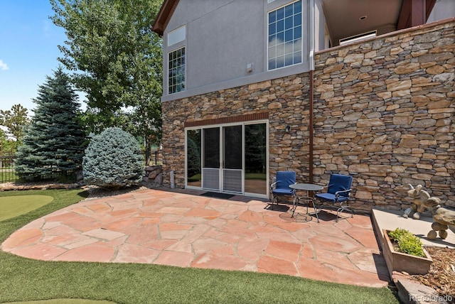 5171 Shade Tree Ln, Parker, CO 80134 - view of patio / terrace featuring an area to practice putting