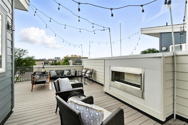 3431 W 16th Ave, Denver, CO 80204 - wooden deck with an outdoor living space