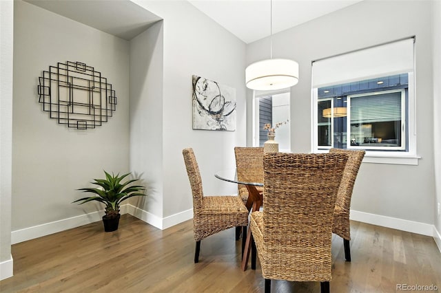 3431 W 16th Ave, Denver, CO 80204 - dining room with wood finished floors and baseboards