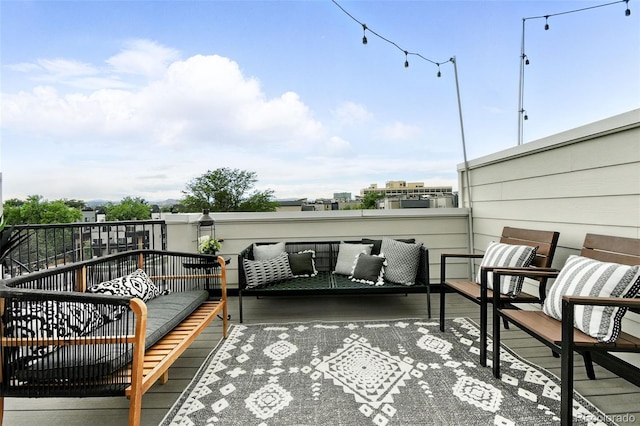 3431 W 16th Ave, Denver, CO 80204 - deck featuring an outdoor living space