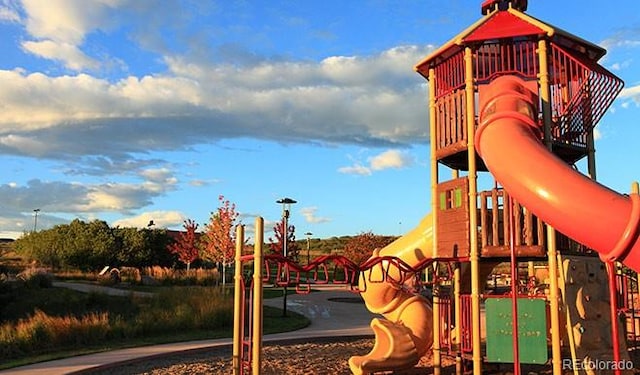 view of play area