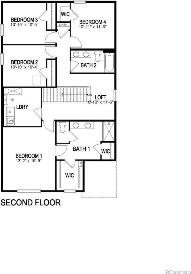 11782 Foraker Ln, Colorado Springs, CO 80925 - view of home floor plan