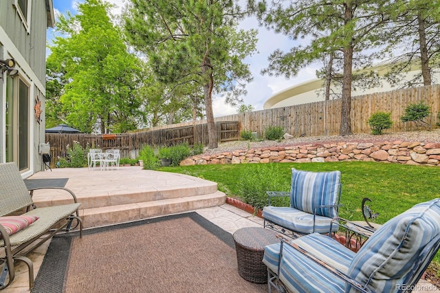10360 Irving Ct, Westminster, CO 80031 - fenced backyard with a patio area