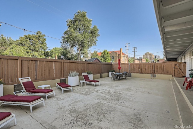 view of patio