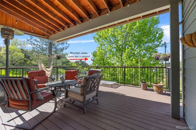 view of deck