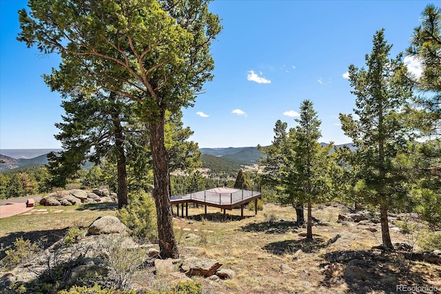 5197 Bear Mountain Dr, Evergreen, CO 80439 - exterior space featuring a mountain view