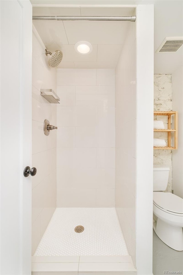2228 N Race St, Denver, CO 80205 - full bath featuring a shower stall and toilet
