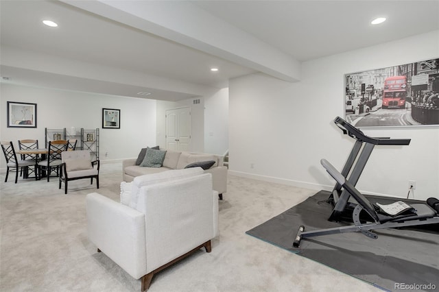 11038 Unity Ln, Commerce City, CO 80022 - exercise area with carpet flooring and recessed lighting