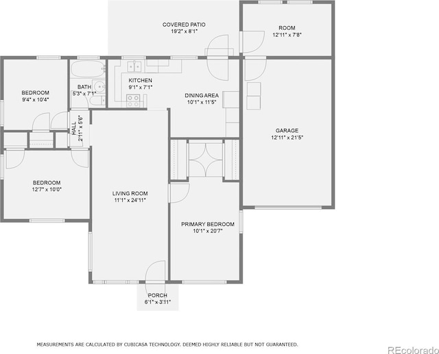 6260 W 45th Pl, Wheat Ridge, CO 80033 - property floor plan
