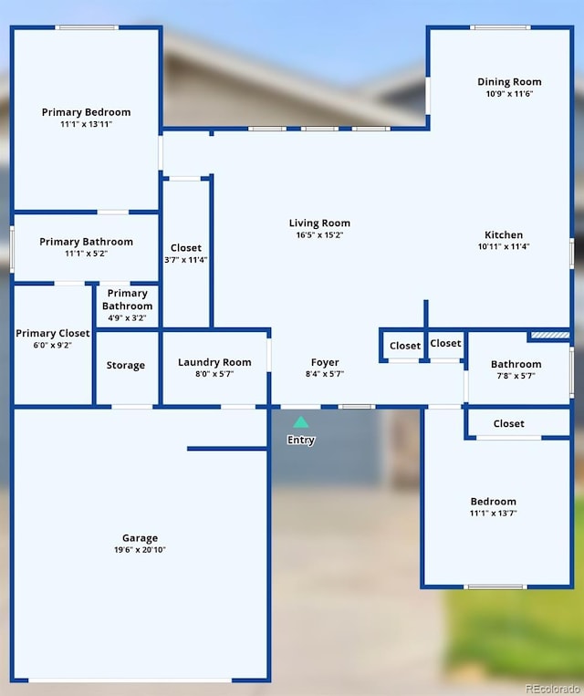 3892 Hackberry St, Wellington, CO 80549 - view of property floor plan