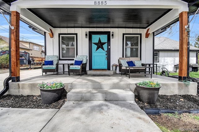 8885 W 64th Pl, Arvada, CO 80004 - view of patio with covered porch