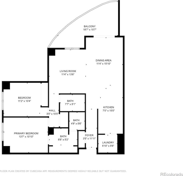5955 E 10th Ave Unit 507, Denver, CO 80220 - view of room layout