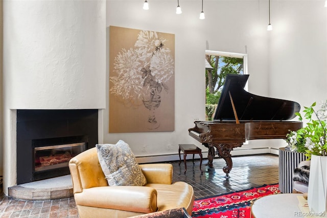 50 Albion St, Denver, CO 80220 - sitting room with a glass covered fireplace
