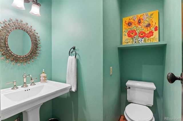 50 Albion St, Denver, CO 80220 - bathroom with toilet and a sink
