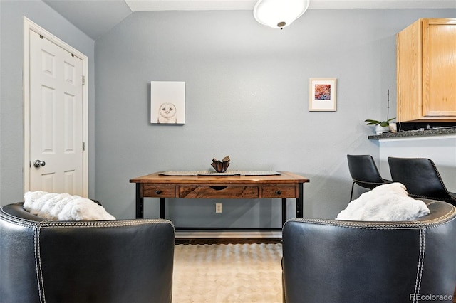 15612 E 96th Way Unit 20B, Commerce City, CO 80022 - living area featuring lofted ceiling